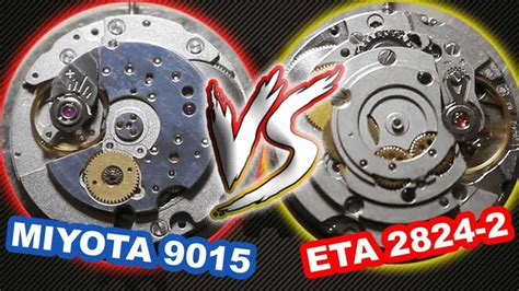 miyota 9015 vs eta 2824